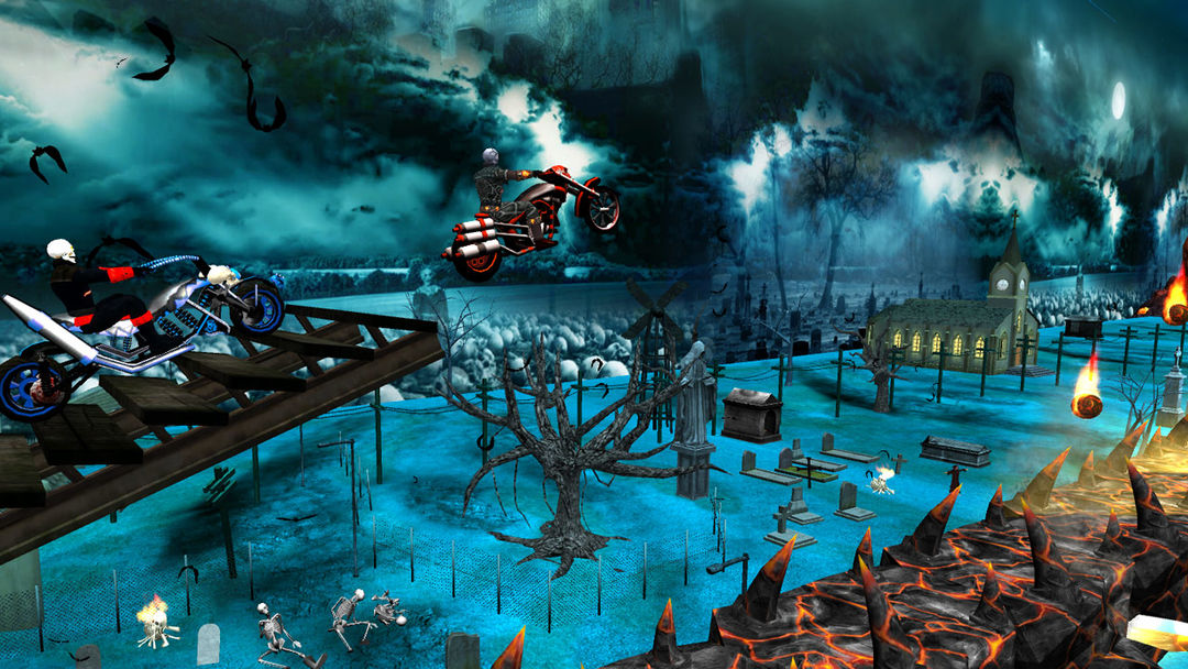 Screenshot of Devil's Ride: Bike Stunt Game