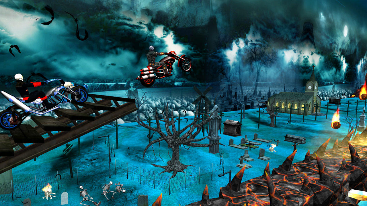 Ghost Bike Rider - Bike Game Game Screenshot