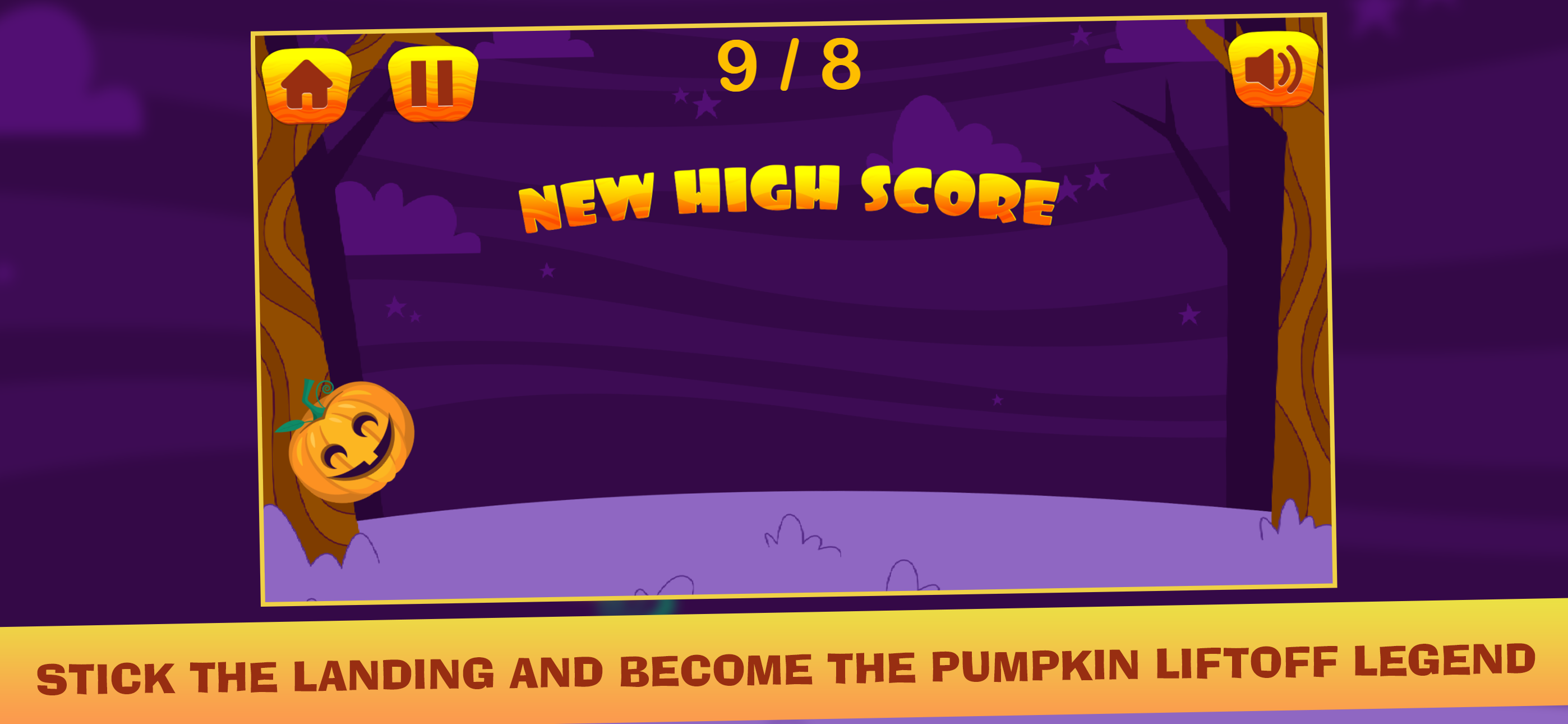 Screenshot of Pumpkin Lift Off