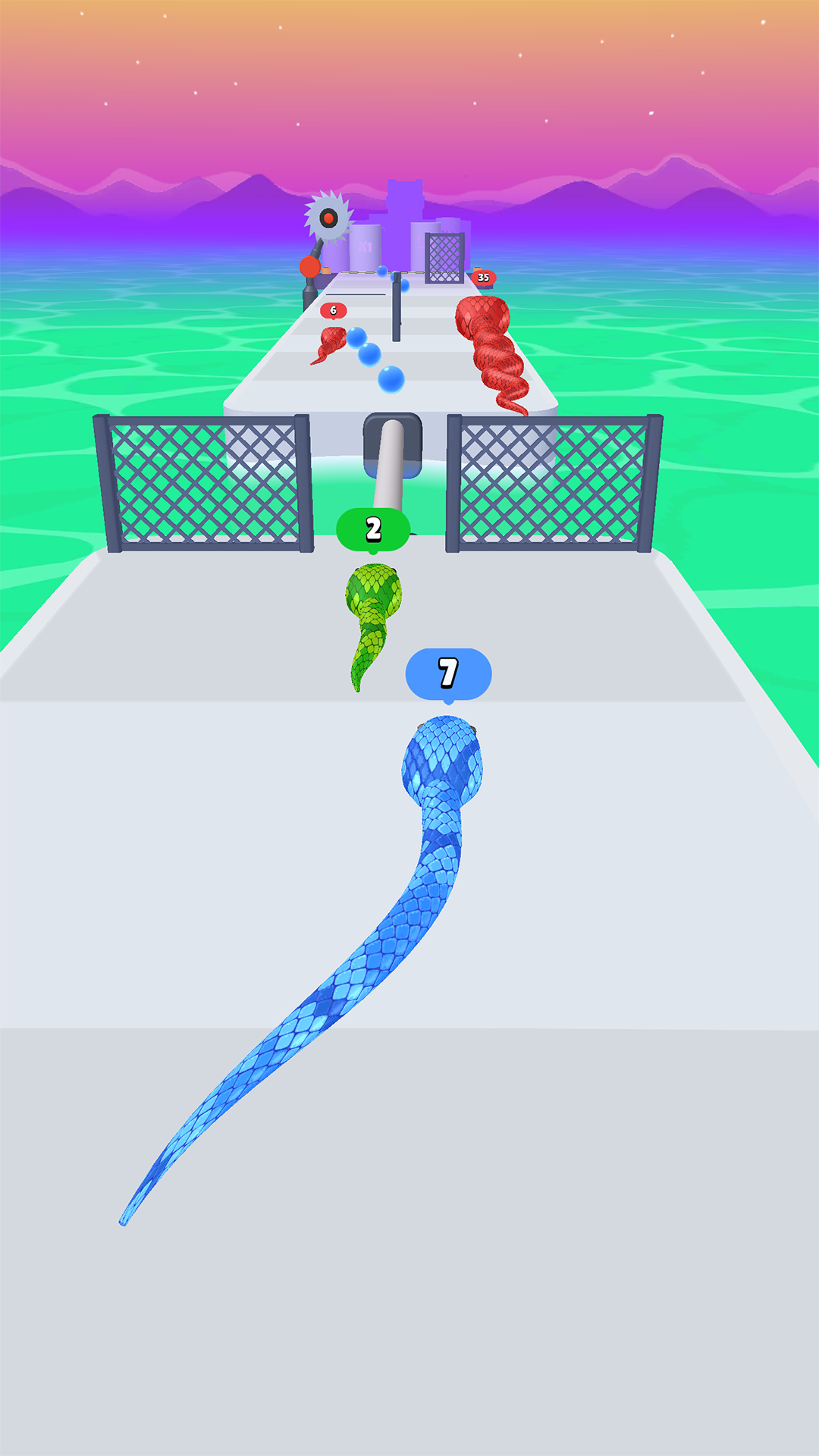 Screenshot of Snake Run Race・3D Running Game