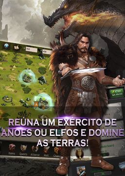 Captura de Tela do Jogo Elfos vs anões