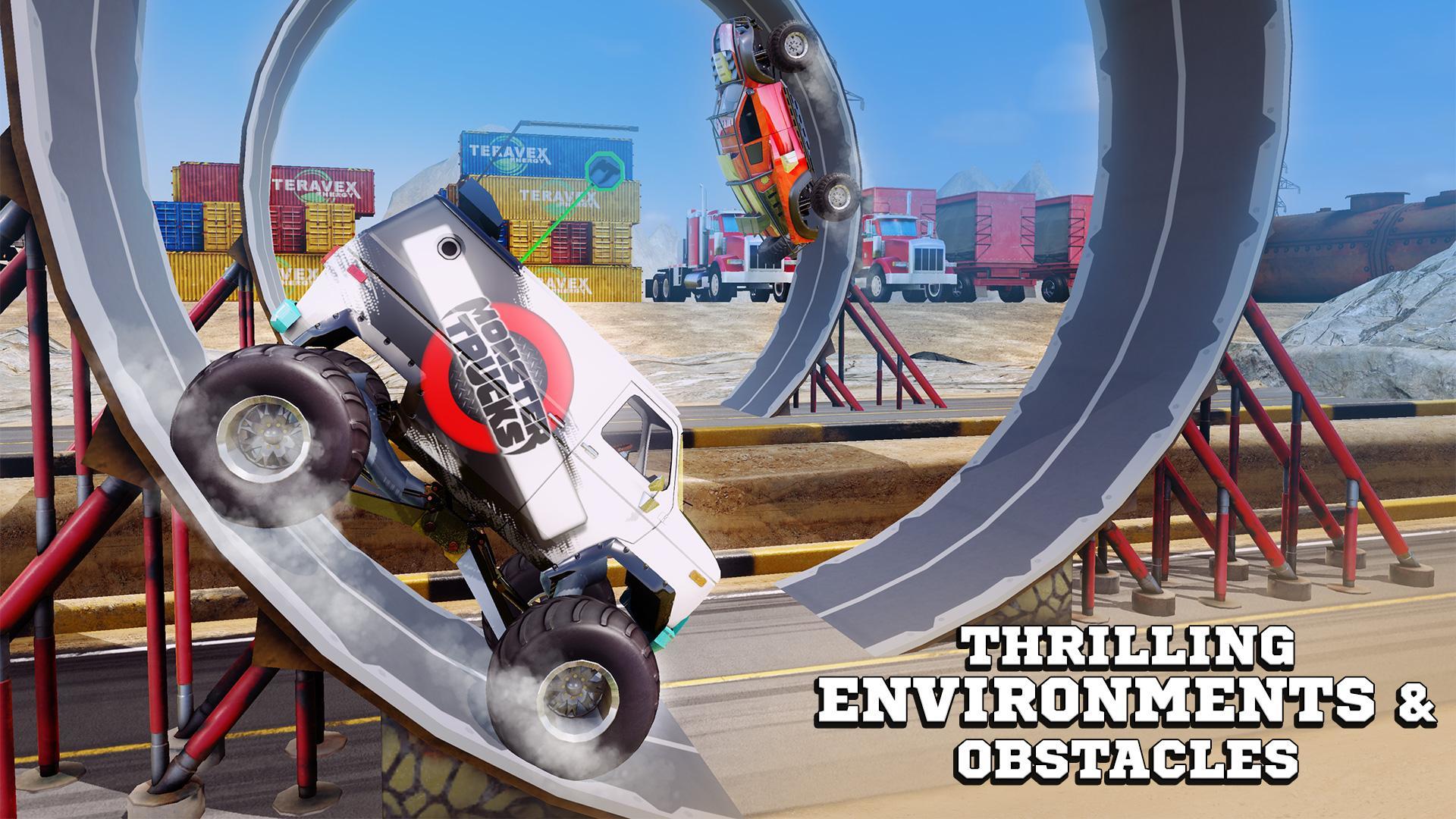 Скриншот игры Monster Trucks Racing 2021