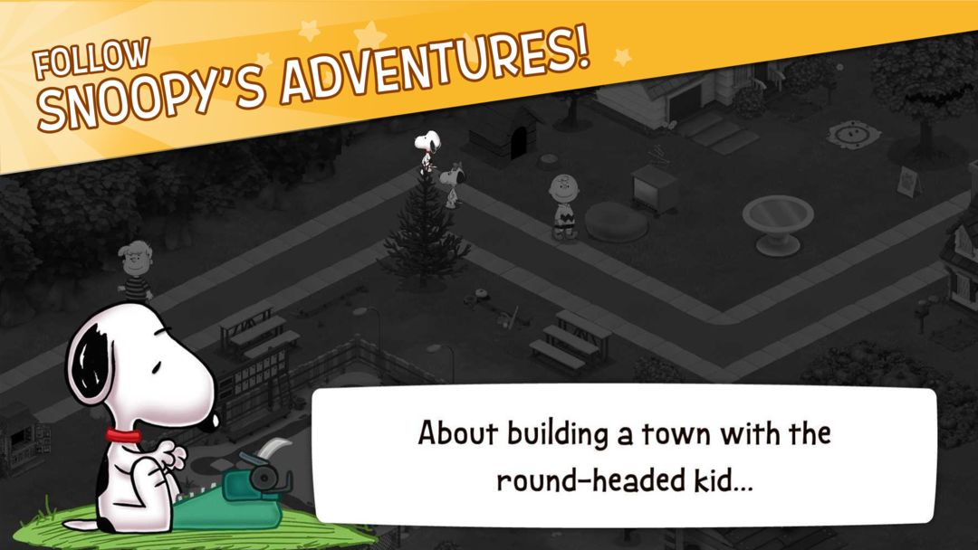 Snoopy's Town Tale CityBuilder ภาพหน้าจอเกม