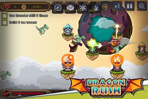 Скриншот игры Dragon Rush