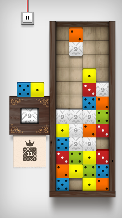 Domino Drop ゲームのスクリーンショット