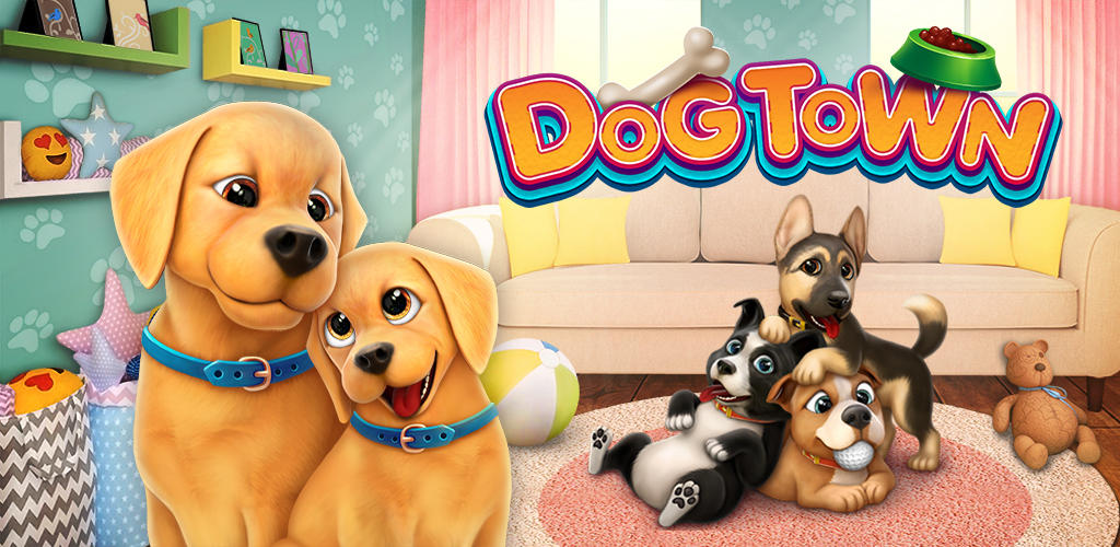 Banner of Dog Town: Puppy Pet Shop Games 