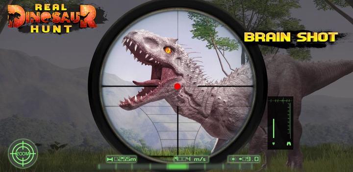 Banner of Juegos de Dino - Expedición de caza Cazador de animales salvajes 