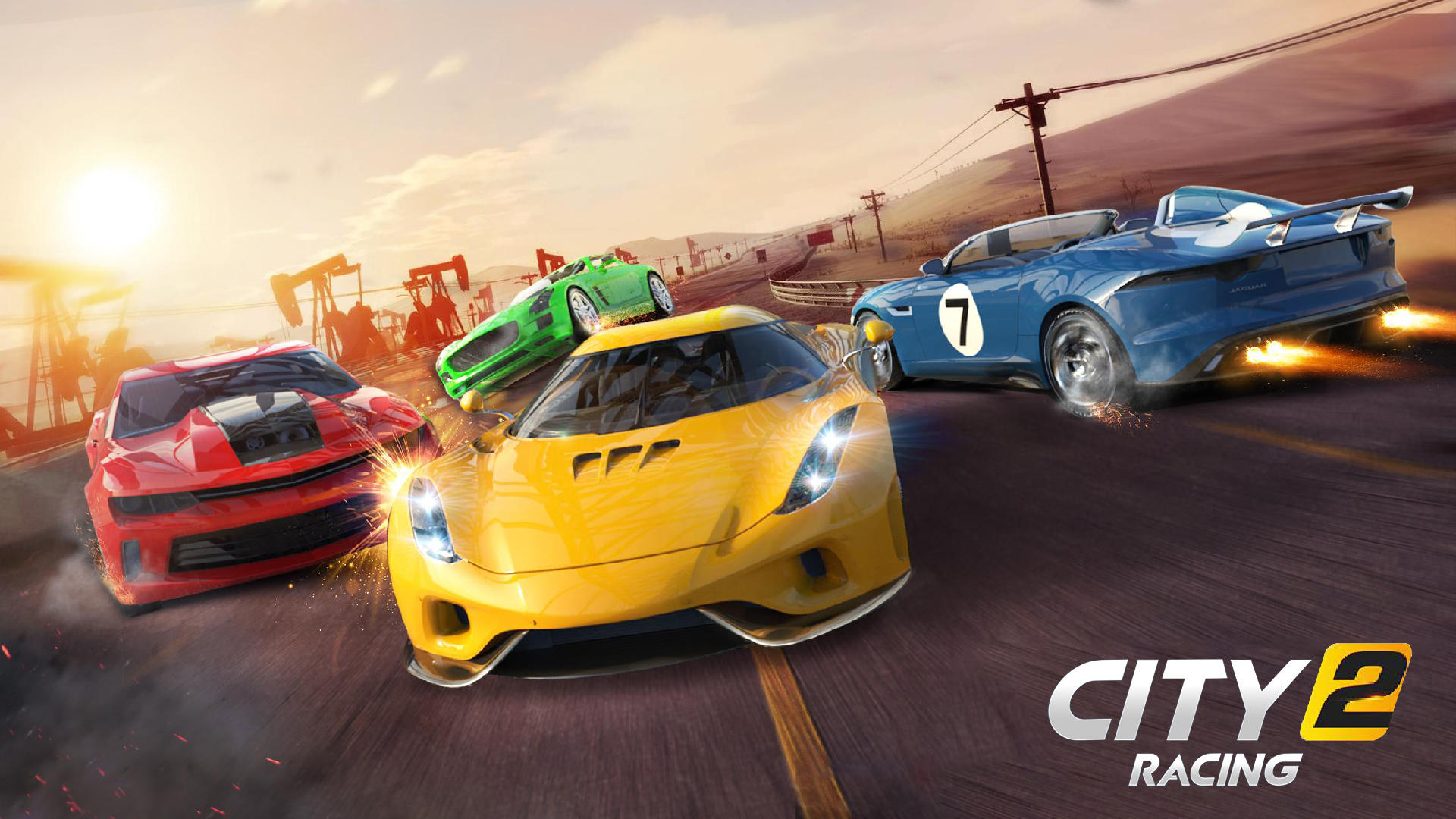 Banner of City Racing 2 : jeu de course en 3D 1.2.1