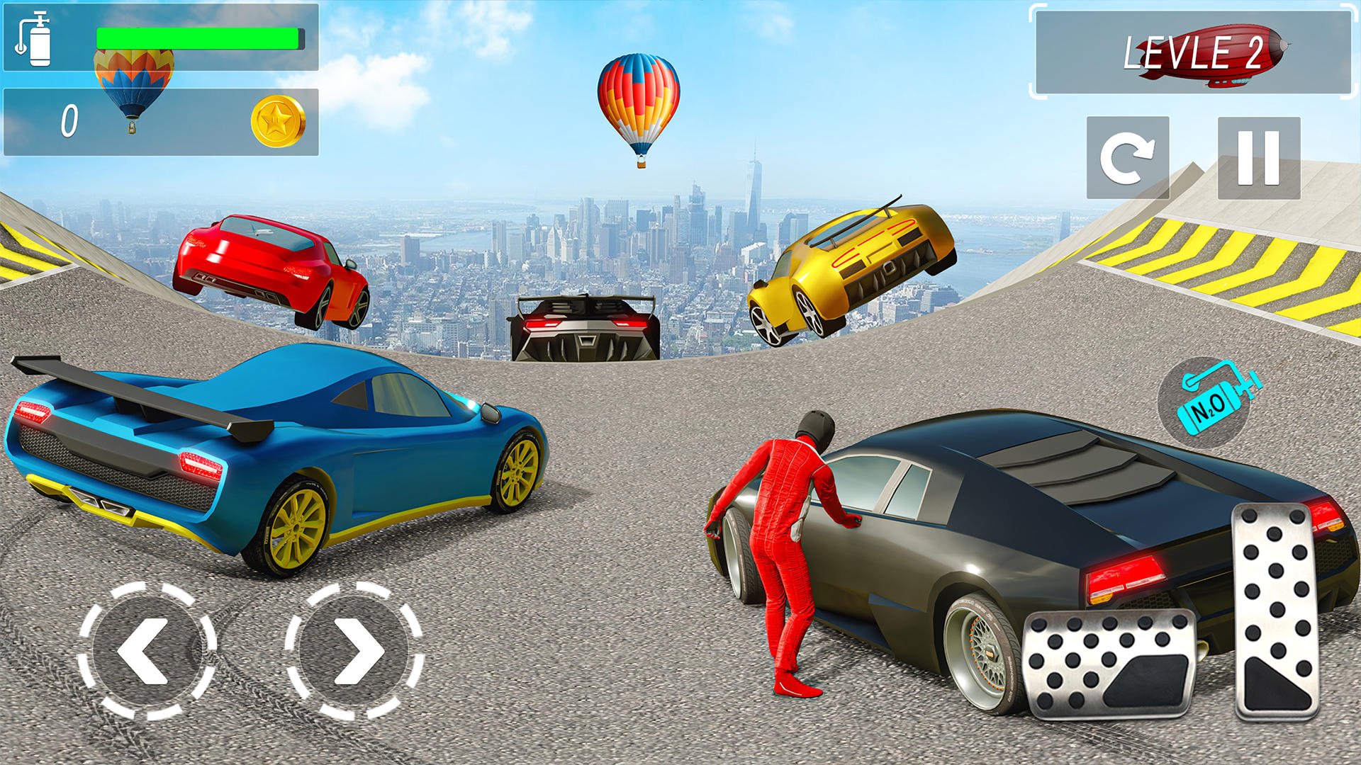 Mega Ramp Car Jumping Stunt Games, Car Crash Games 3D, Crash