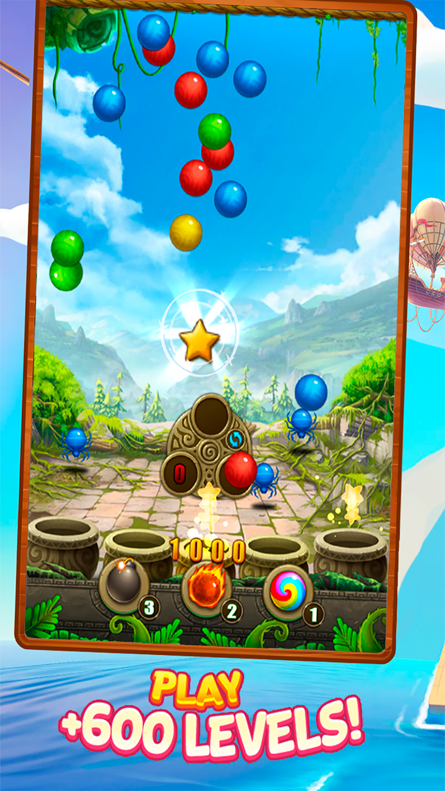 Bubble Shooter 3D Game Screenshot