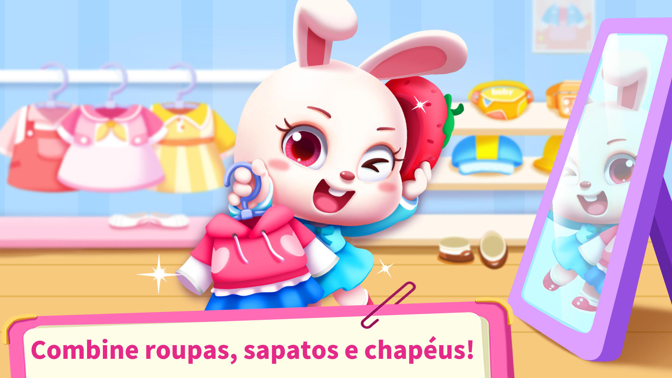Captura de Tela do Jogo Supermercado do Bebê Panda