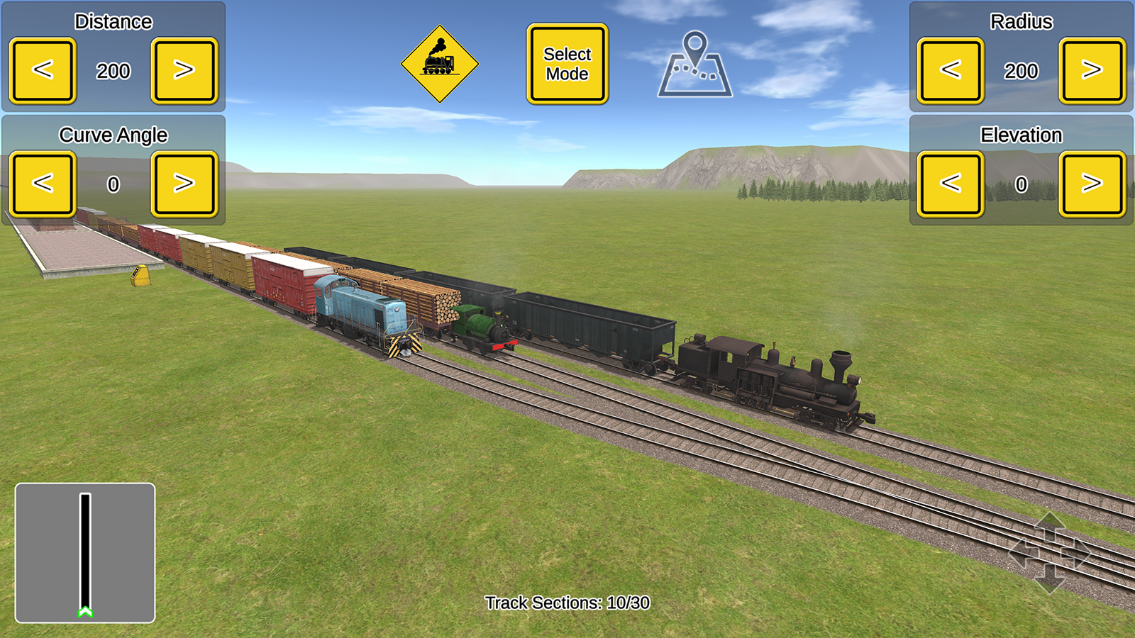 Trains and railroads Game Screenshot