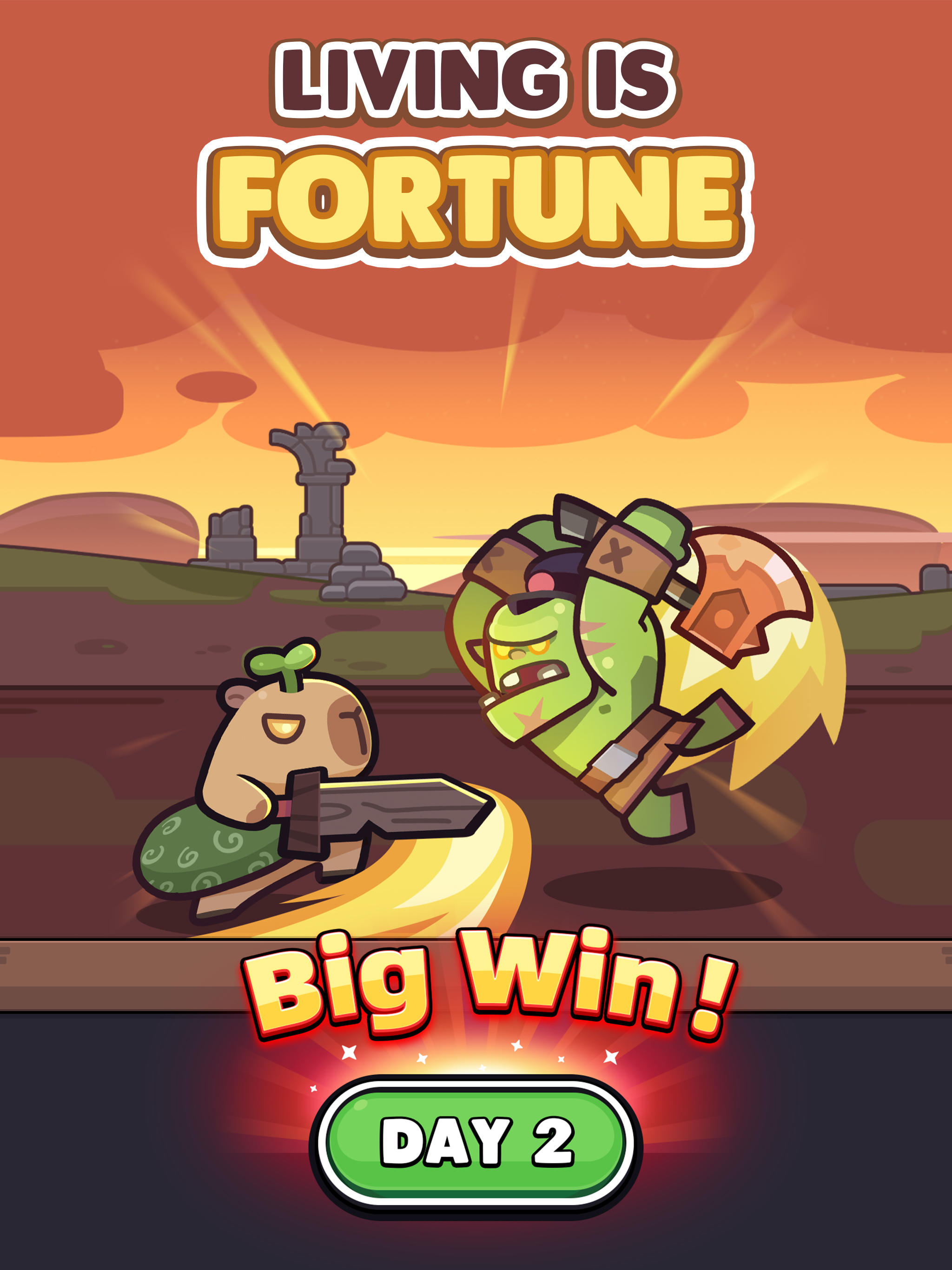 Capybara Go! Game Screenshot