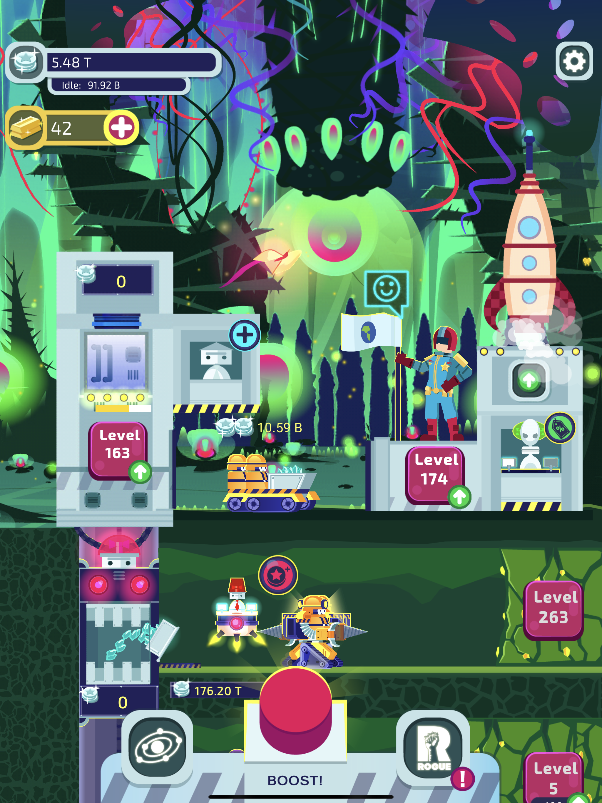 Milky Way Miner: Alien Worlds Game Screenshot