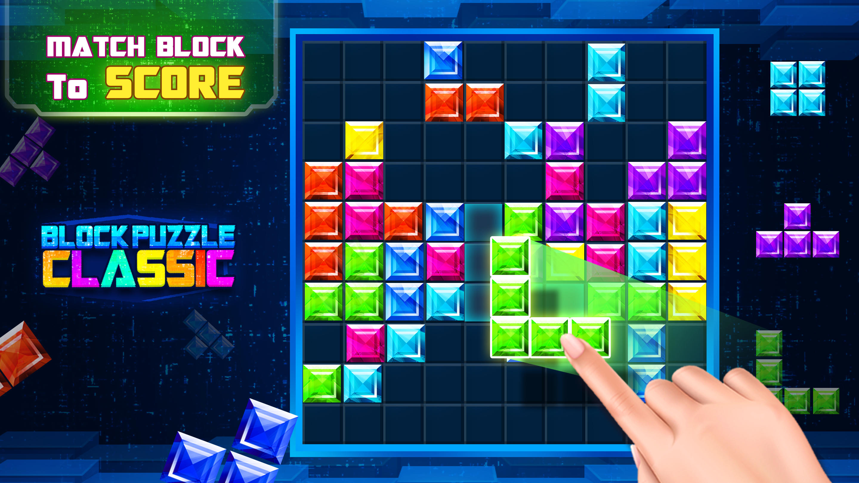 Block Puzzle Classic Plus Game Screenshot