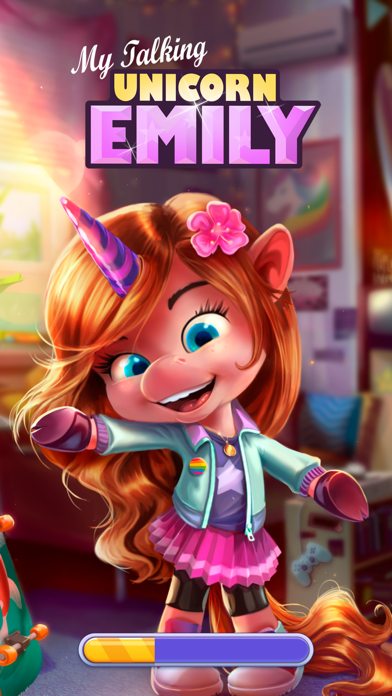 Скриншот игры My Talking Unicorn Emily