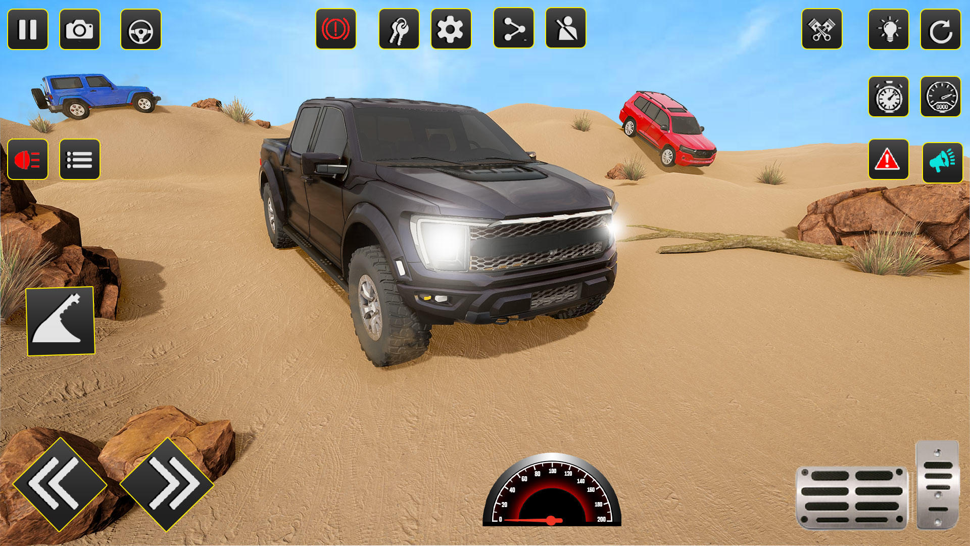 Jeep Driving Offroad Car Games Game Screenshot