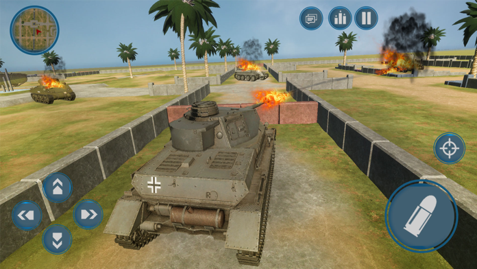 Screenshot of War Machines：Tanks Battle Game