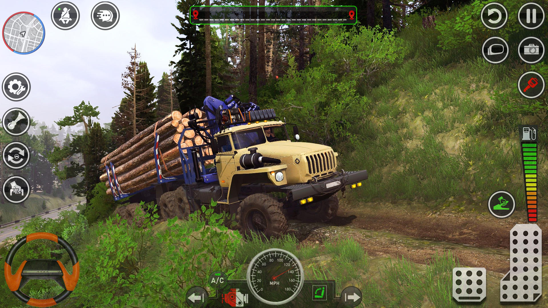 Screenshot of Mud Truck Driving Offroad Game