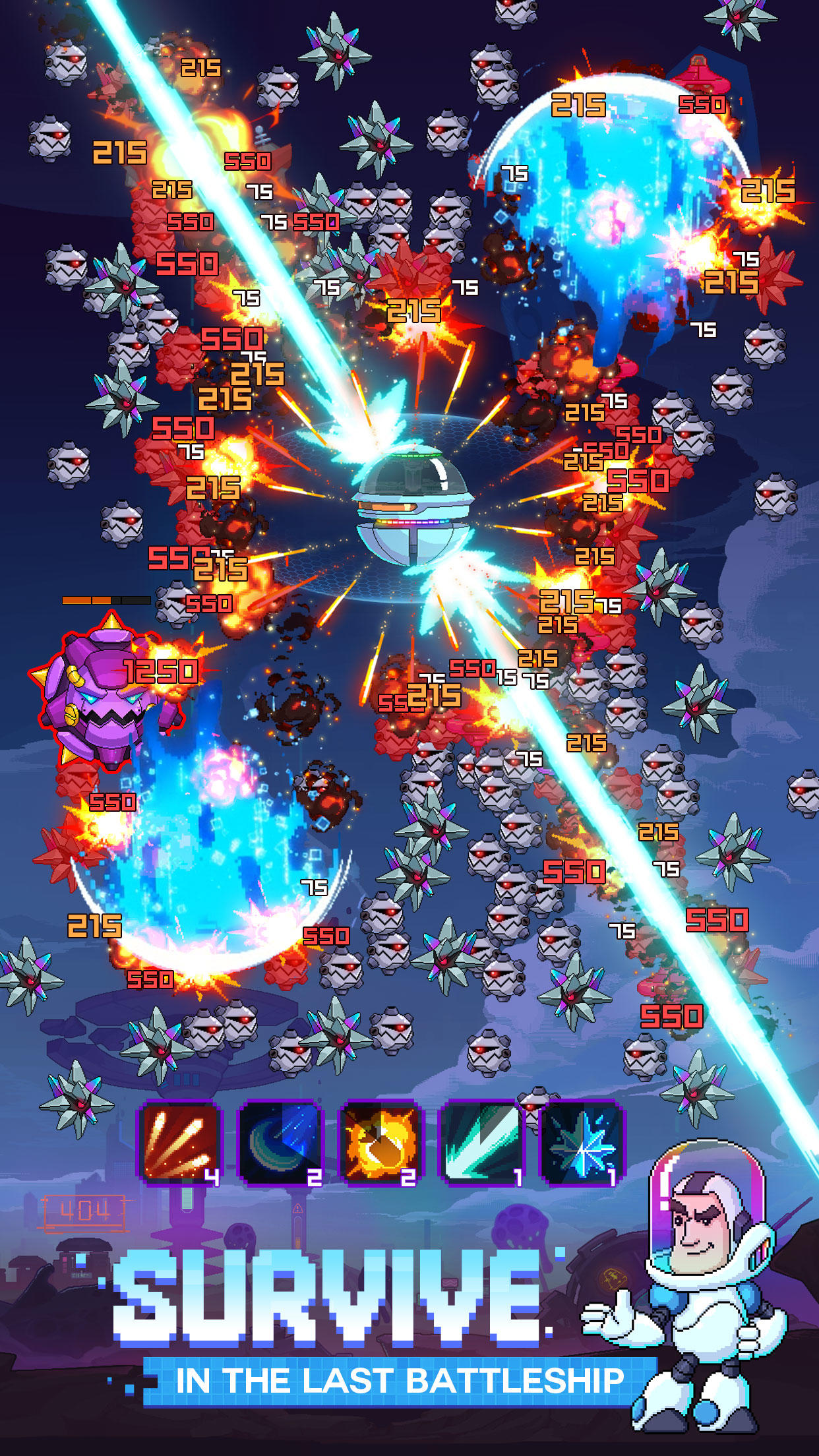 Screenshot of Galaxy Survival: Space TD