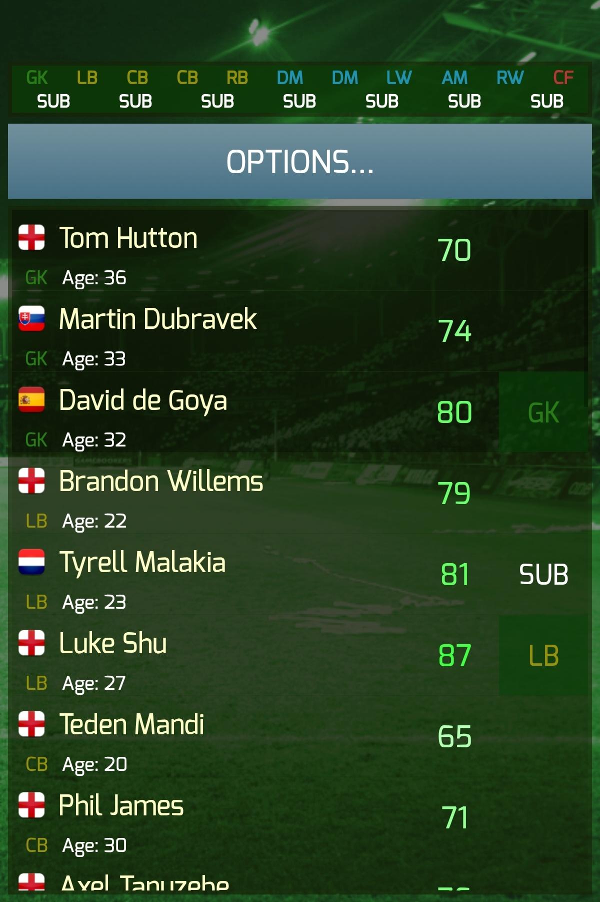 True Football 3 Game Screenshot