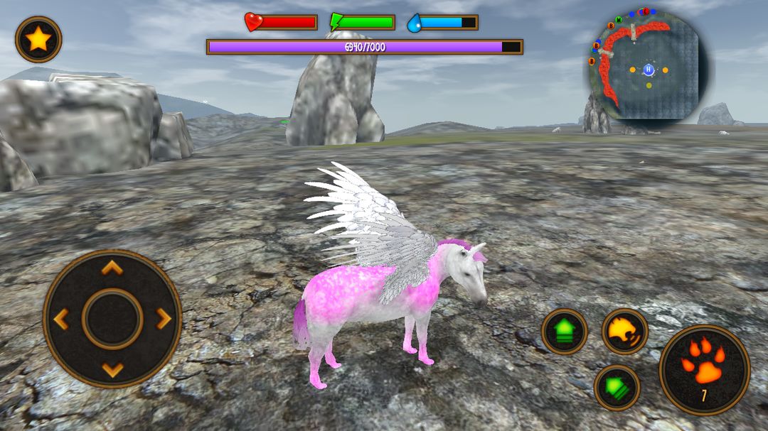 Clan of Pegasus - Flying Horse screenshot game