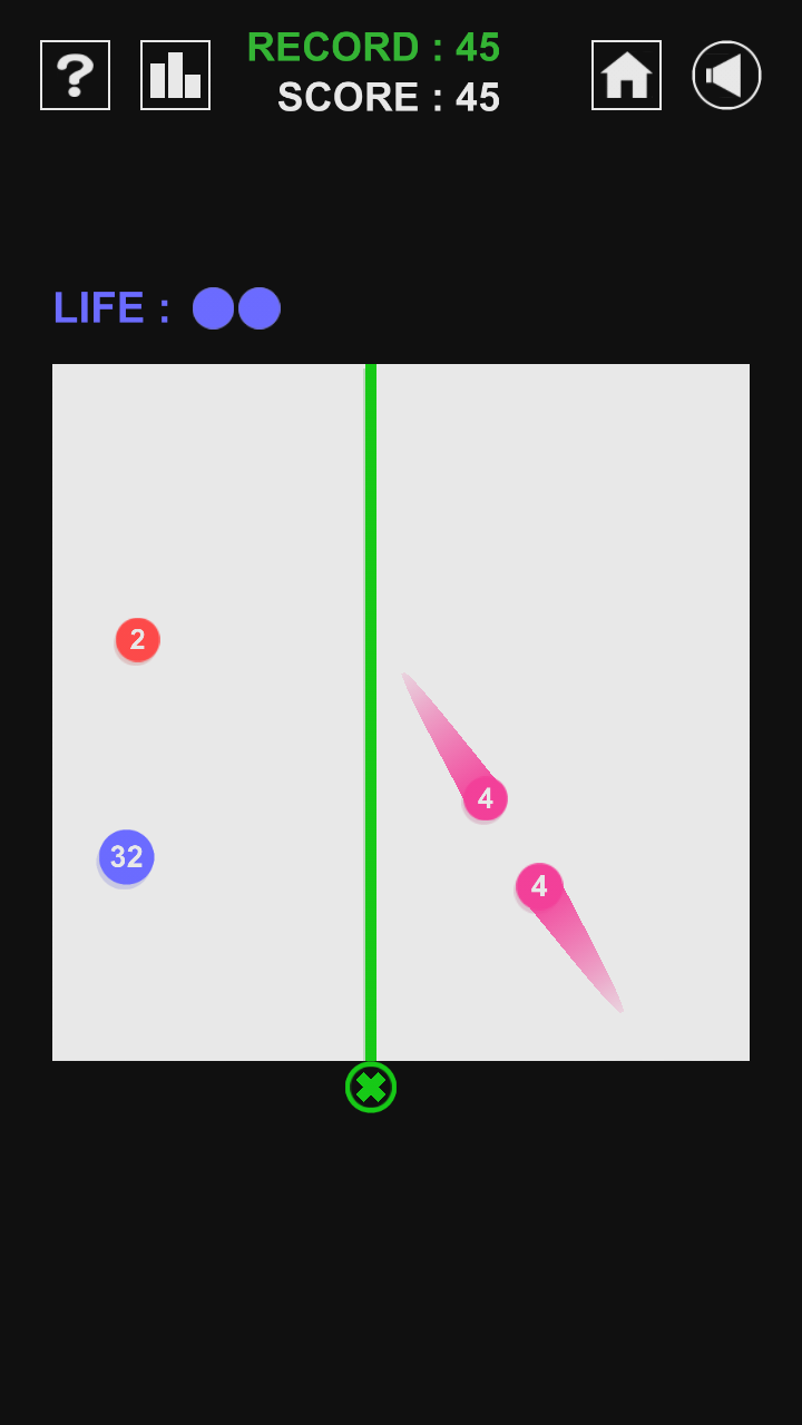 Cuplikan Layar Game 2048 Jezzball