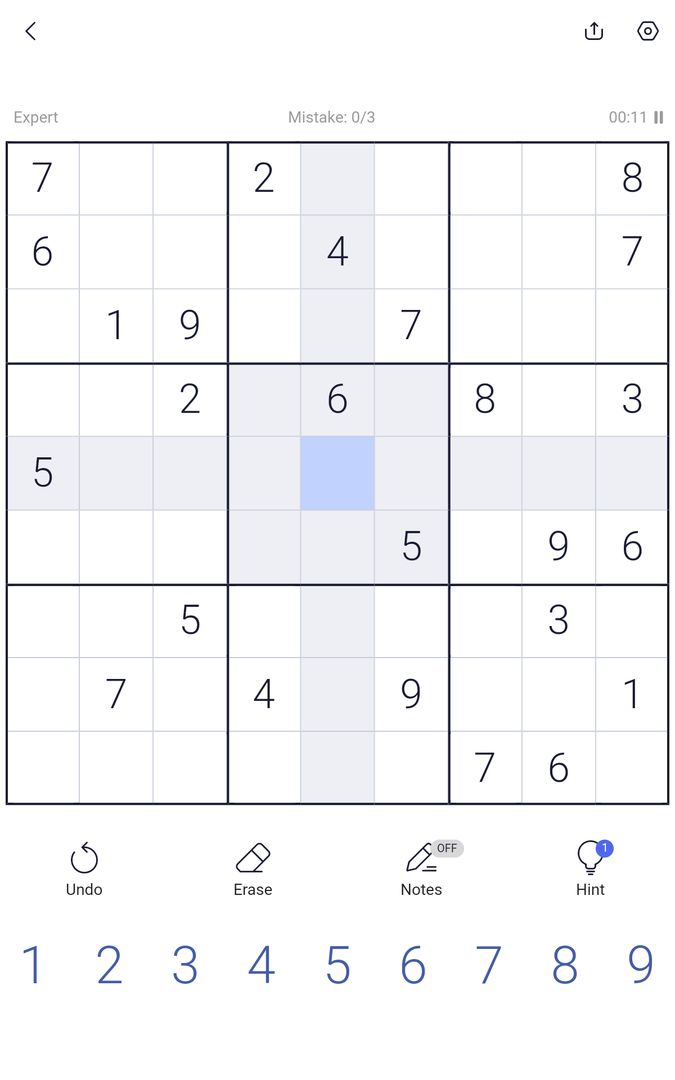 Sudoku - Sudoku puzzle, Brain game, Number game ภาพหน้าจอเกม
