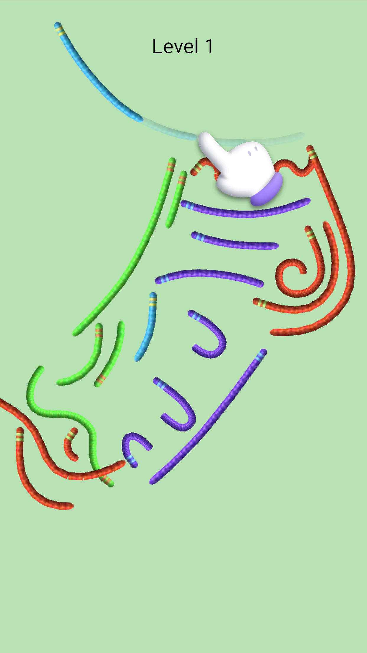 Screenshot of Tangled  Ropes: Tangle  Knot