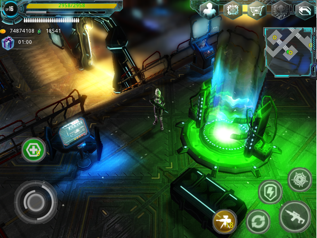 Alien Zone Plus Game Screenshot