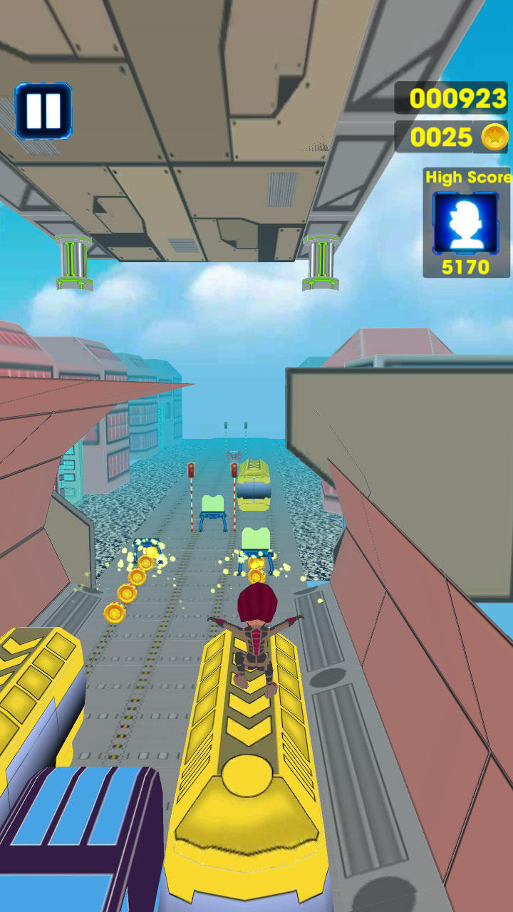 Space Subway 3D Game Screenshot