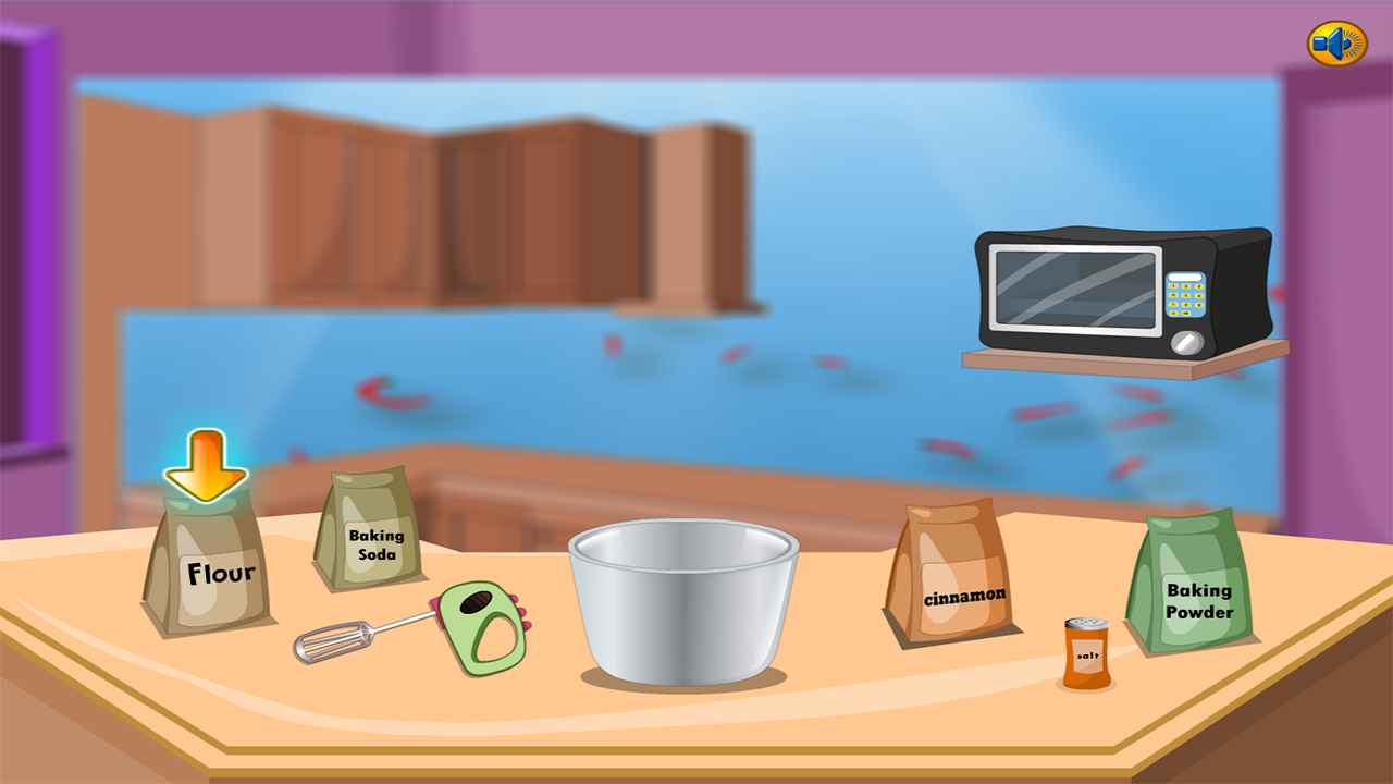 cake cinnamon game for girls Game Screenshot