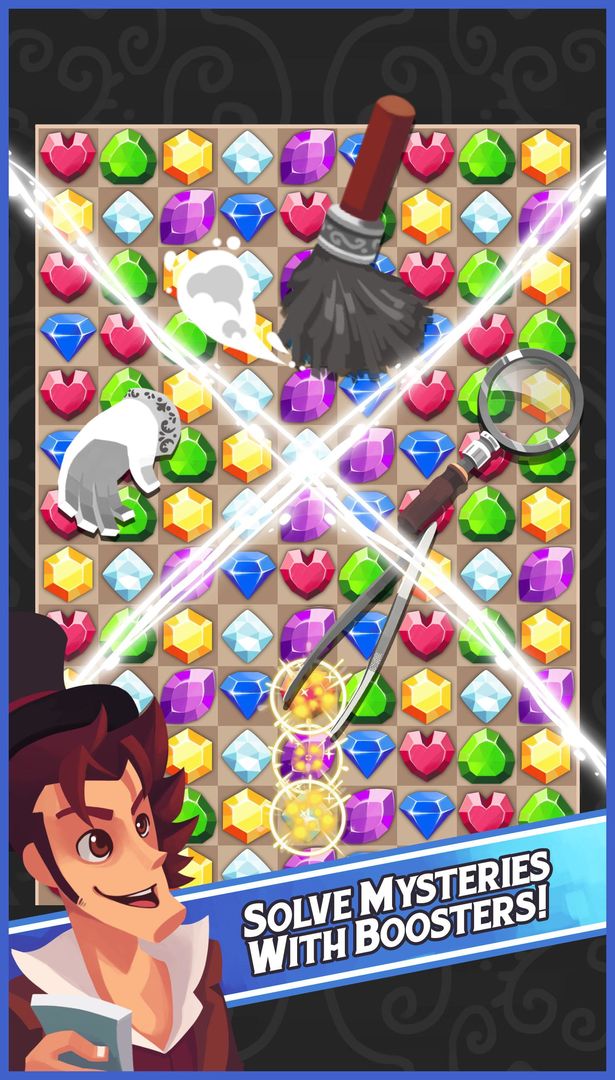 Screenshot of Stolen Jewels: Match 3 Puzzle