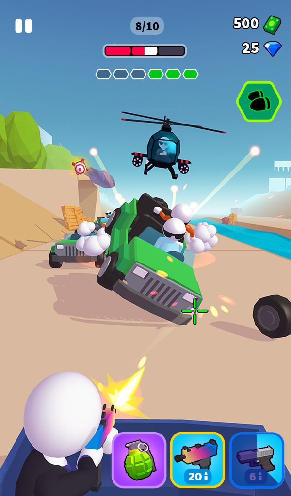 Rage Road - Car Shooting Game screenshot game