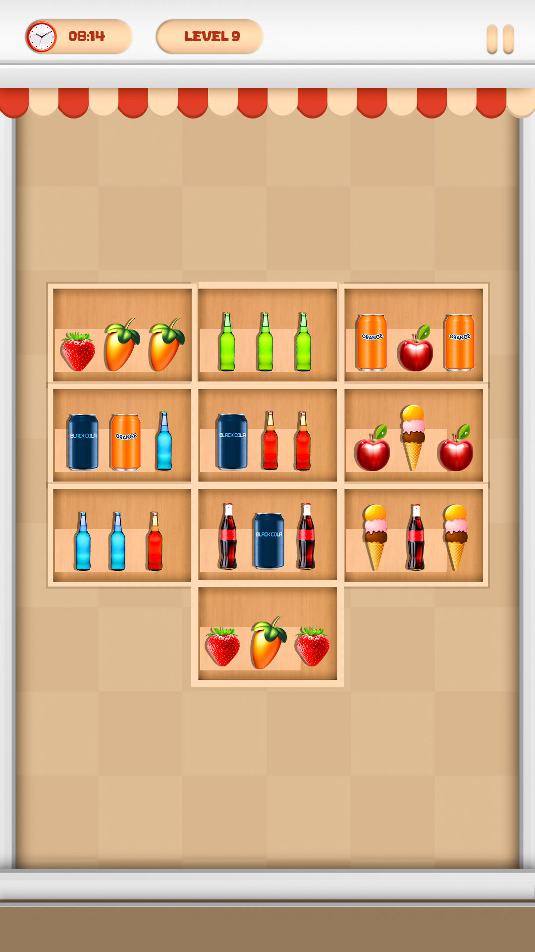 Скриншот игры Goods Matching 3D Sorting Game