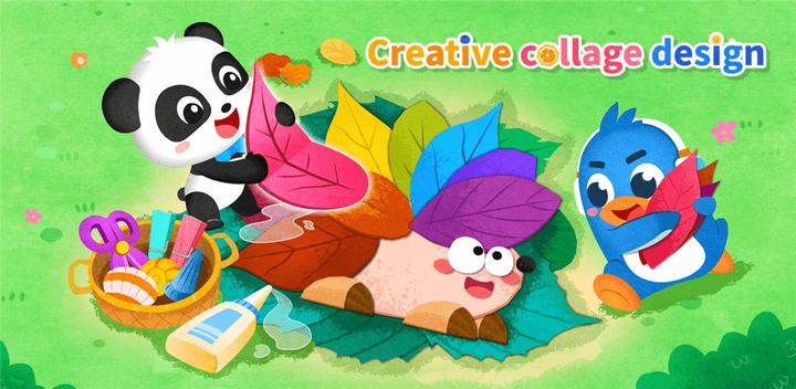 Banner of Baby Panda's creative collage design 8.52.00.00