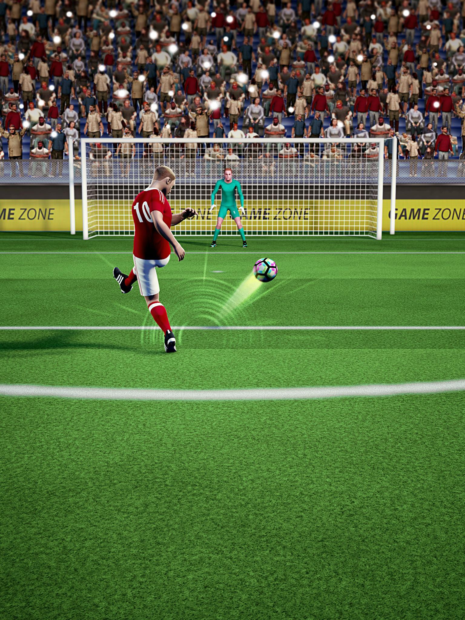 Mobile Soccer Free Kick Cup 2017 Game Screenshot