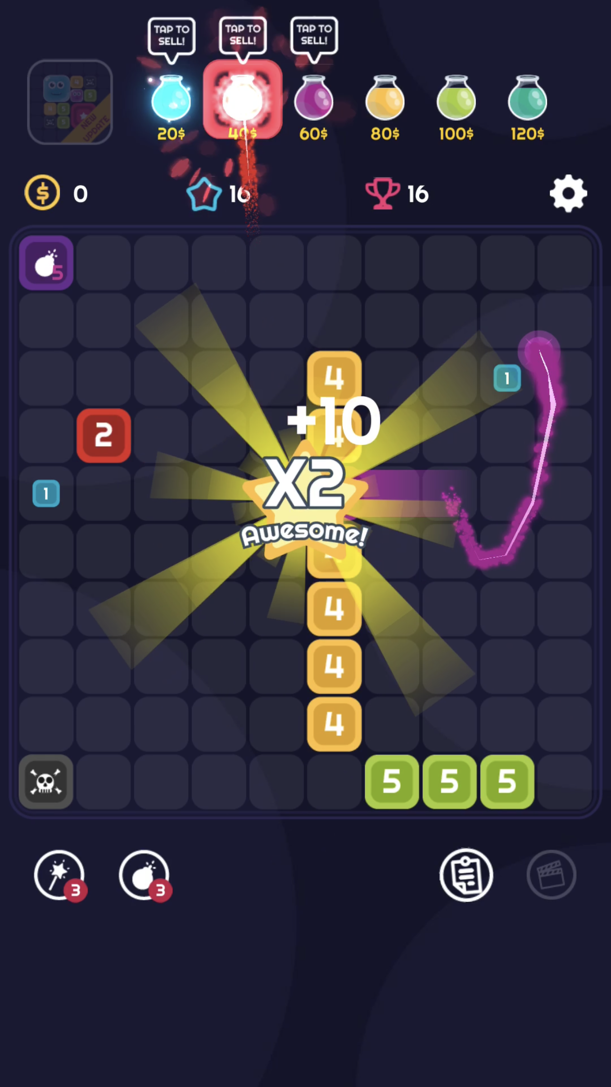 Line Puzzle Monster Game Screenshot