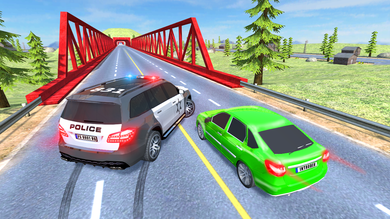 Luxury Police Car Game Screenshot