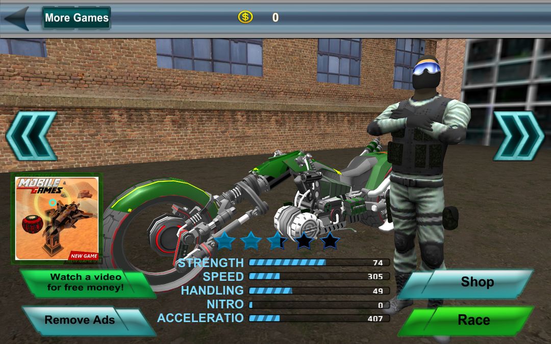 Police Sci Fi Bike Rider 3D screenshot game