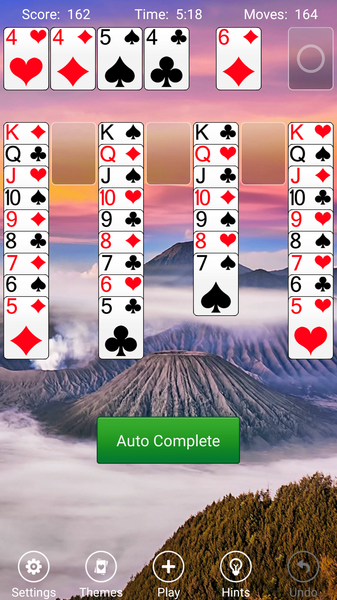 Solitaire Game Screenshot