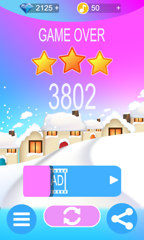 Screenshot of Kika Kim Piano Tiles Game