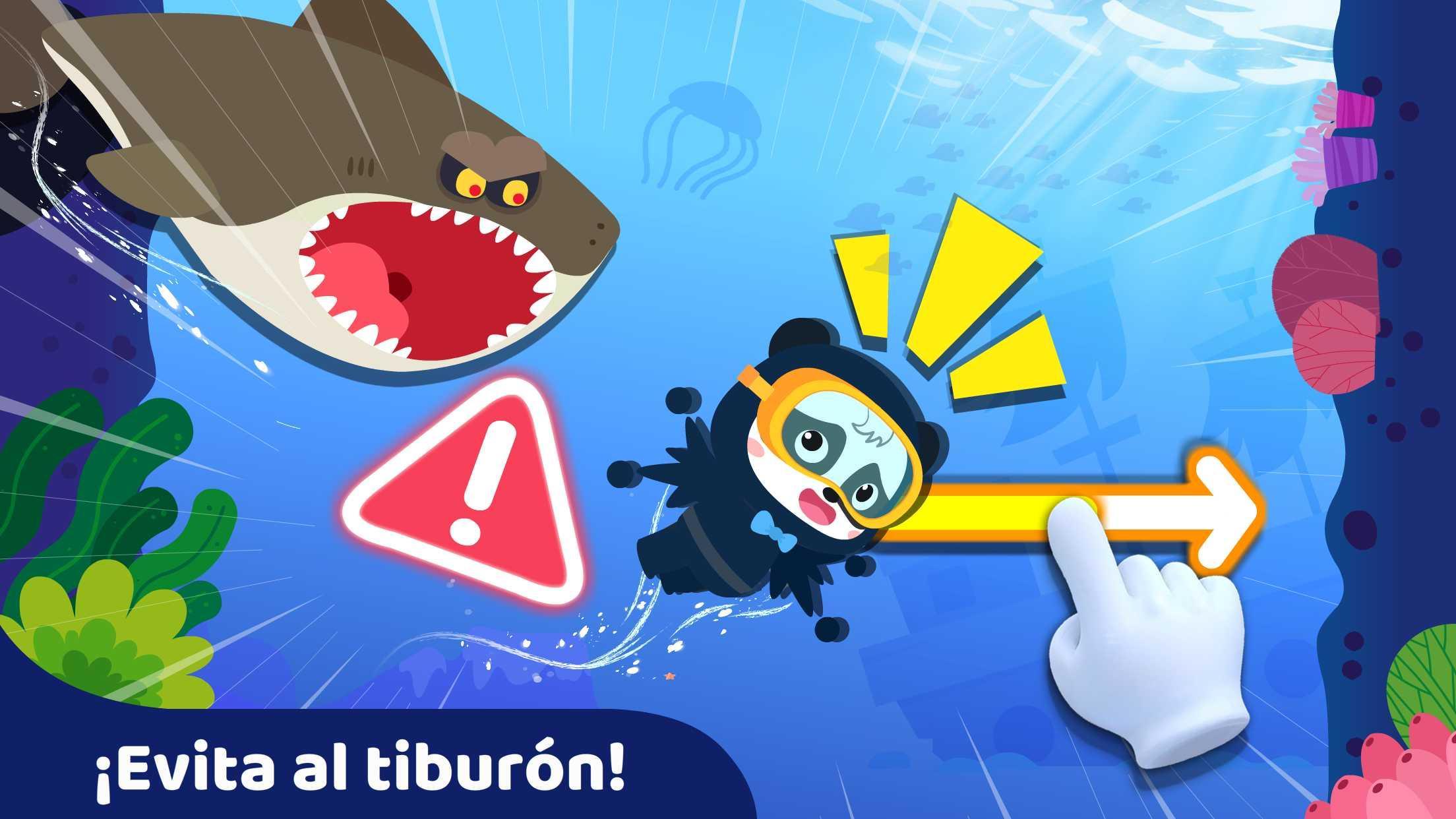 Captura de Pantalla del Juego Panda Bebé Pesca