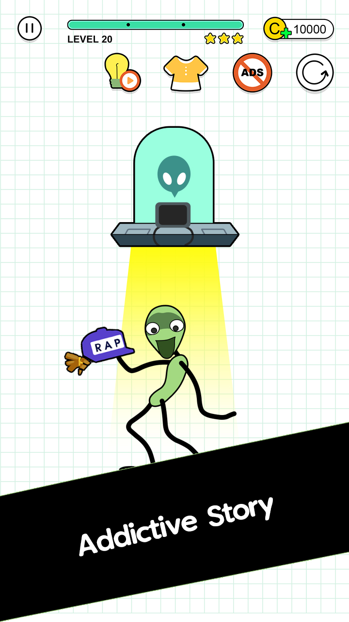 Happy Line Saga - Fun Puzzels and Virtual Pet Game Screenshot