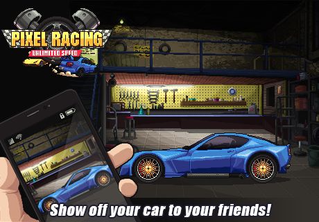 Pixel Racing遊戲截圖