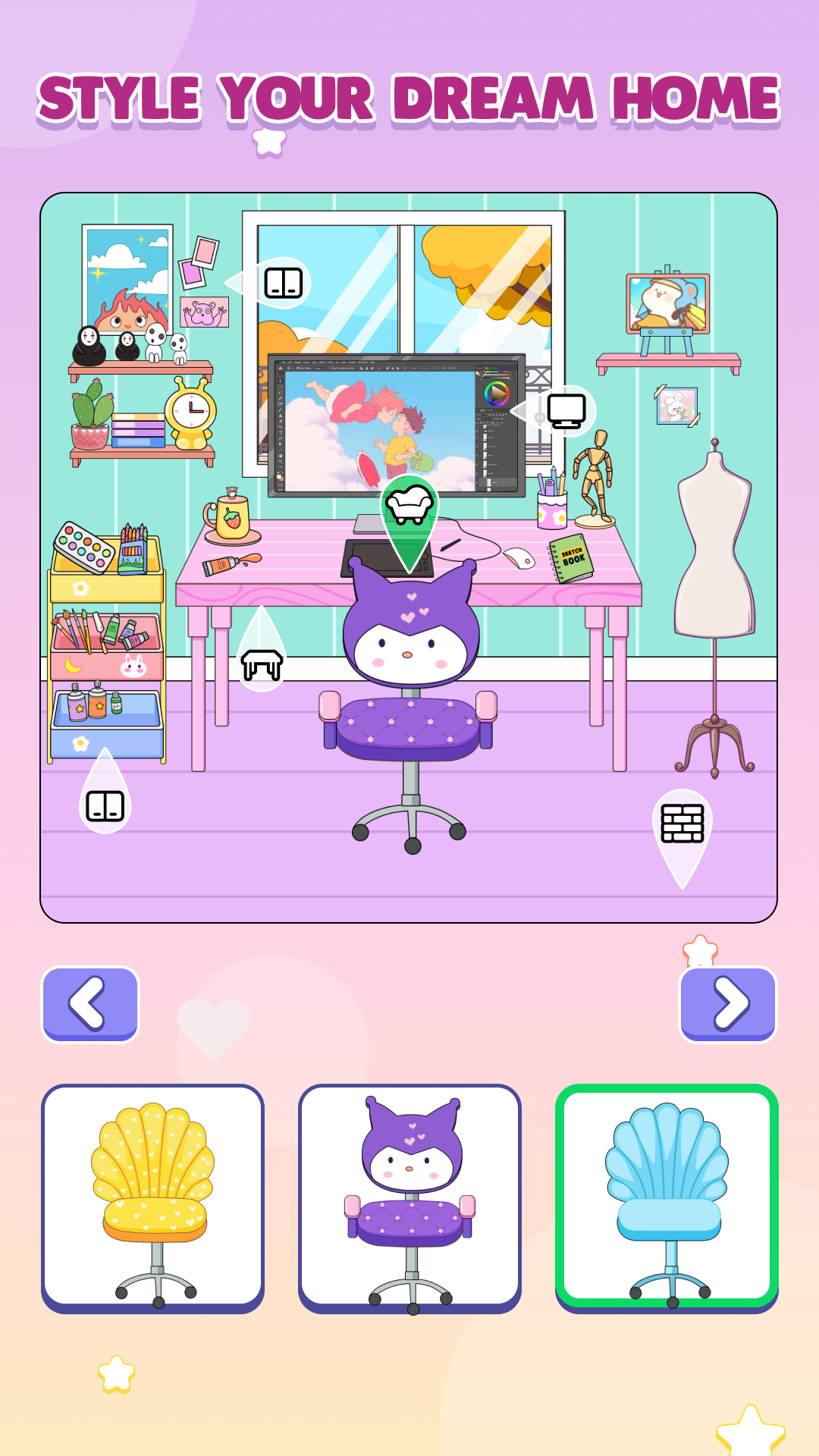 Screenshot of Paper Doll: Dress Up Diary