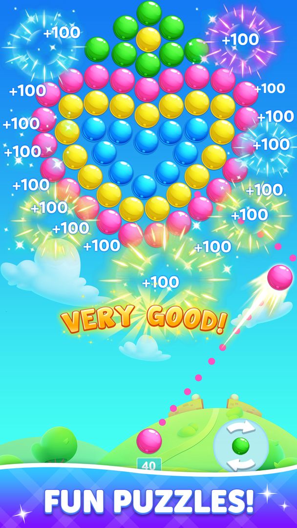 Screenshot of Bubble Pop: Lucky Bubble Shooter
