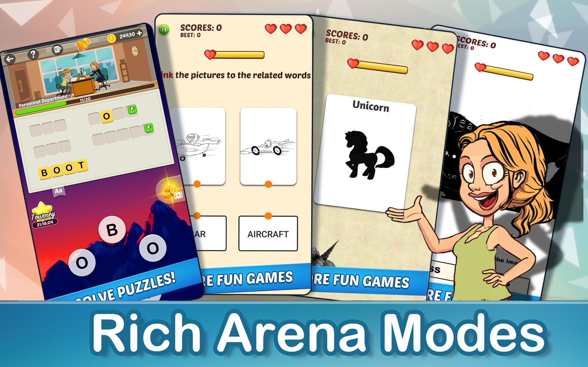 Screenshot of Mary’s Promotion - Word Game