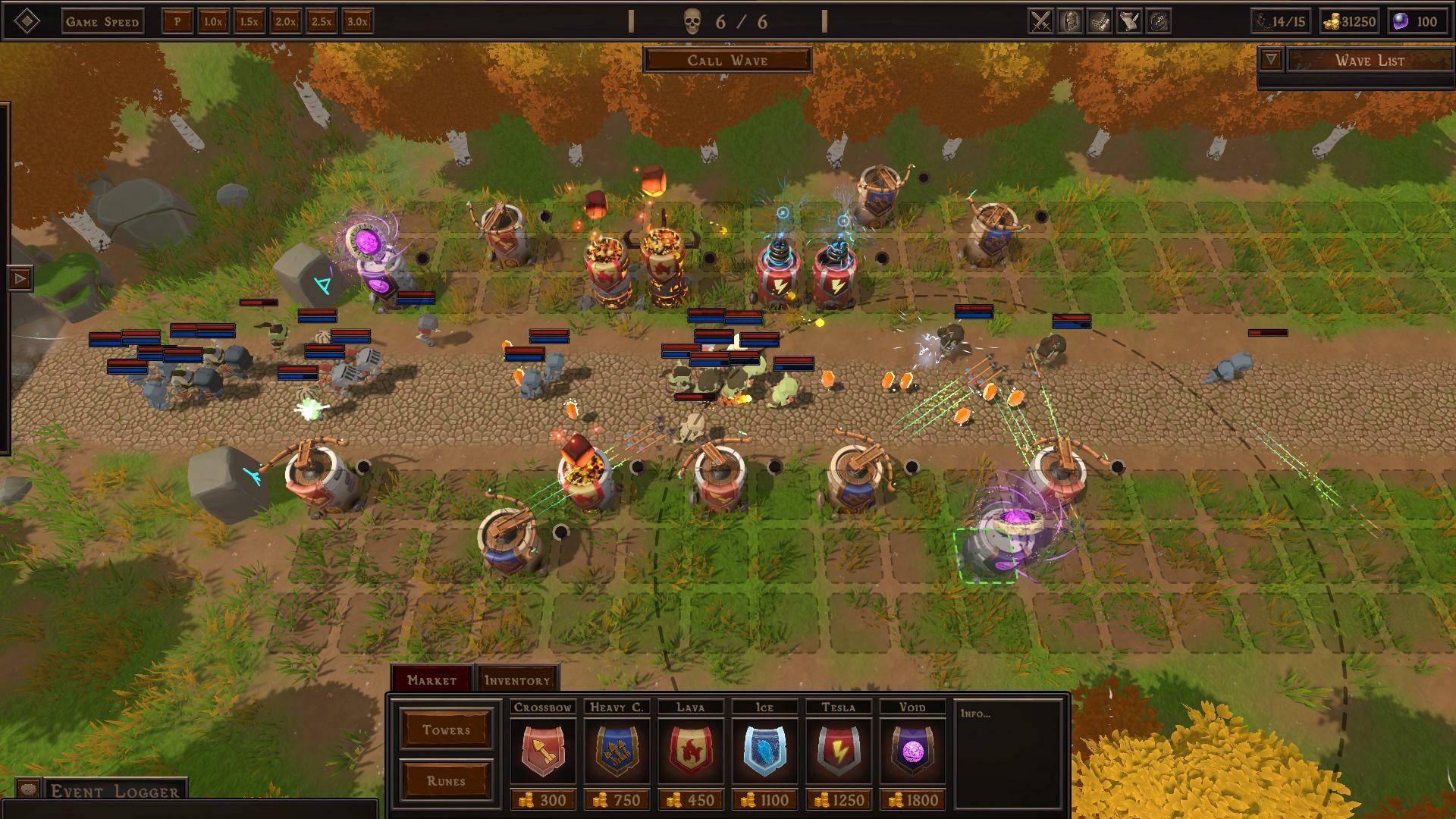 Screenshot of The Cursed Village TD