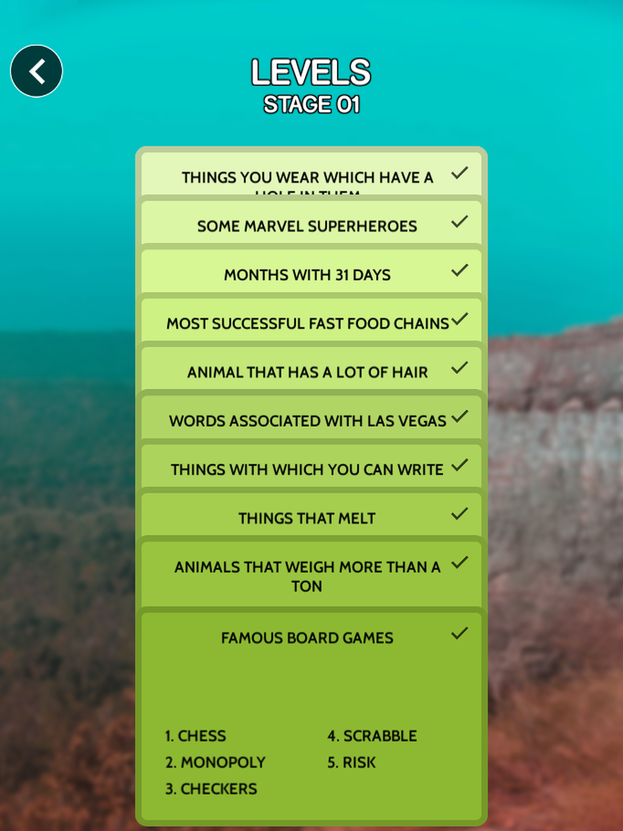 Think..! Game Screenshot